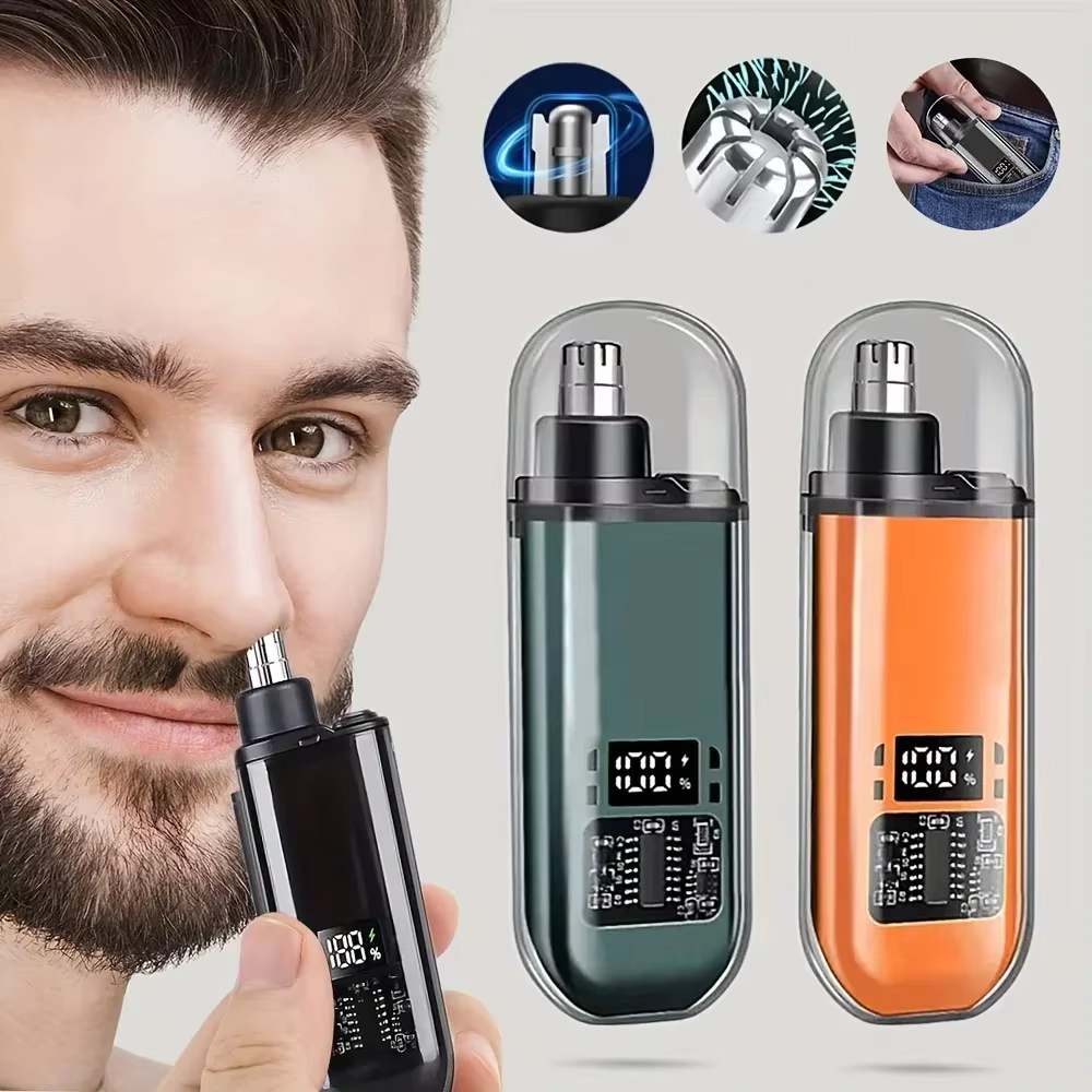 Tondeuse à cheveux pour nez et oreilles pour hommes