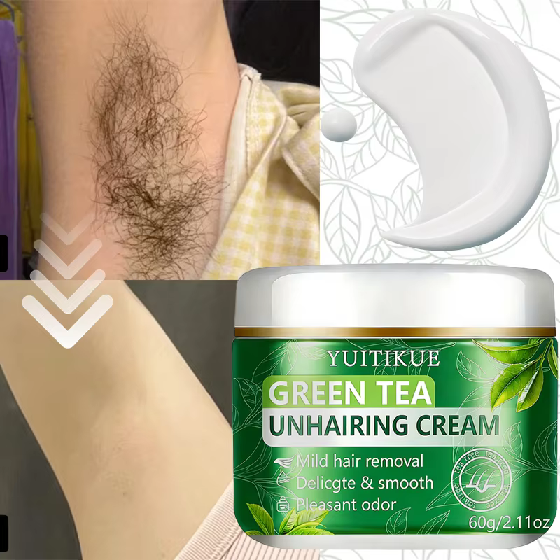 Crème dépilatoire au thé vert YUITIKUE