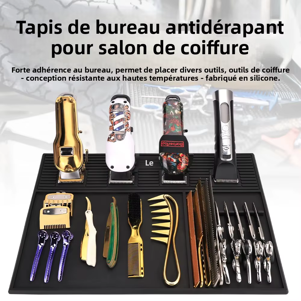 Plateau magnétique pour barbier à 6 emplacements