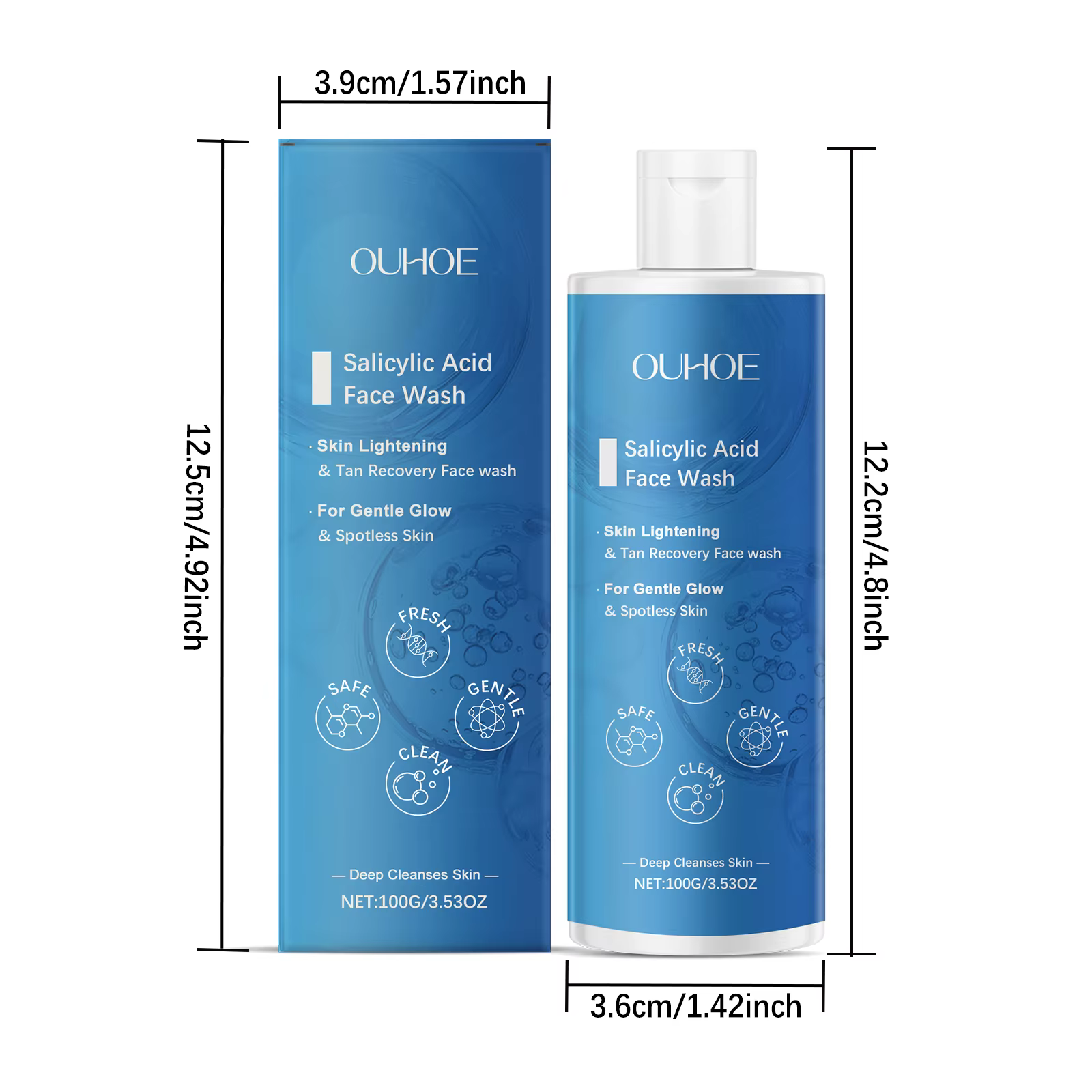 Nettoyant pour le visage à l'acide salicylique