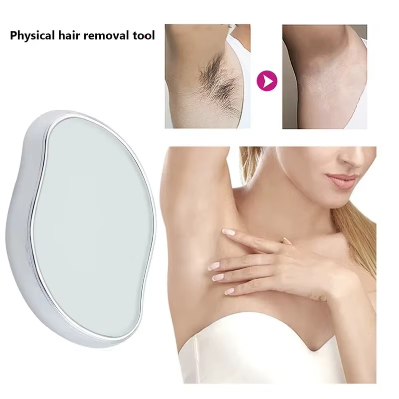 Appareil d'épilation à la fibre de verre nano pour usage domestique | Outil de perte de cheveux unisexe doux pour la