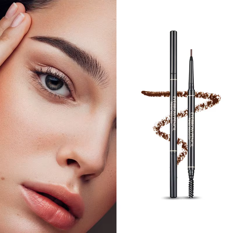 Crayon à sourcils fin de 1.5mm avec rotation automatique à double tête