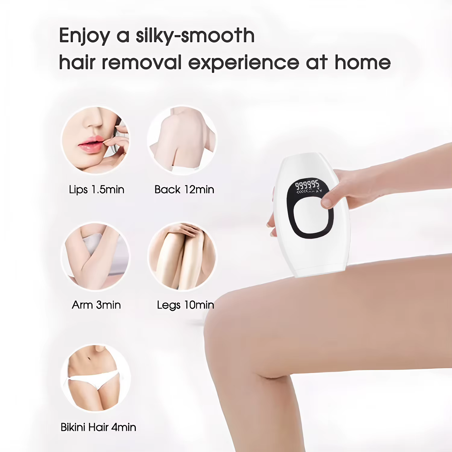 Épilateur laser IPL pour l'épilation, épilateur à flash rapide, épilateur indolore et permanent, traitement corporel pour femmes