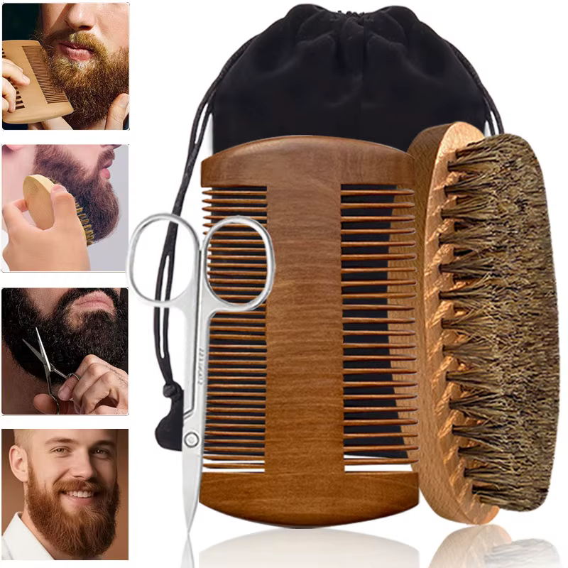Kit de toilettage de barbe pour homme