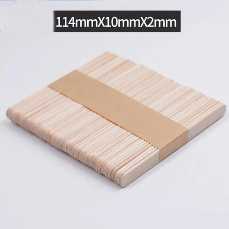 Bâtons d'épilation du corps en bois pour femme