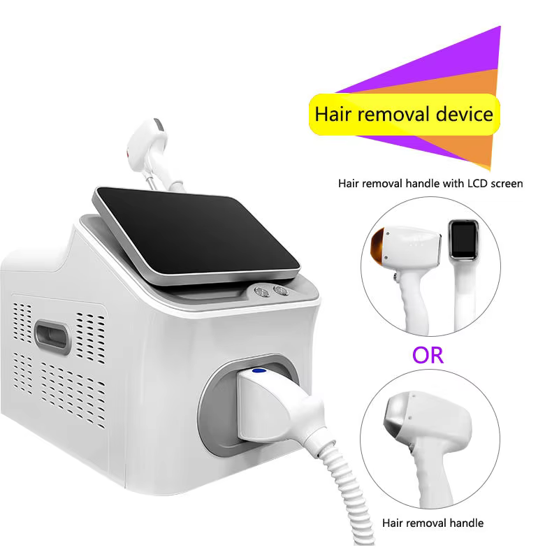 Machine professionnelle 2-en-1 pour l'épilation au laser diode et le détatouage