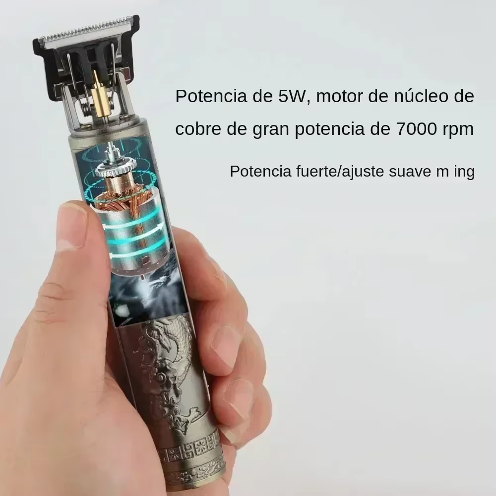 Tondeuse à cheveux professionnelle sans fil pour hommes