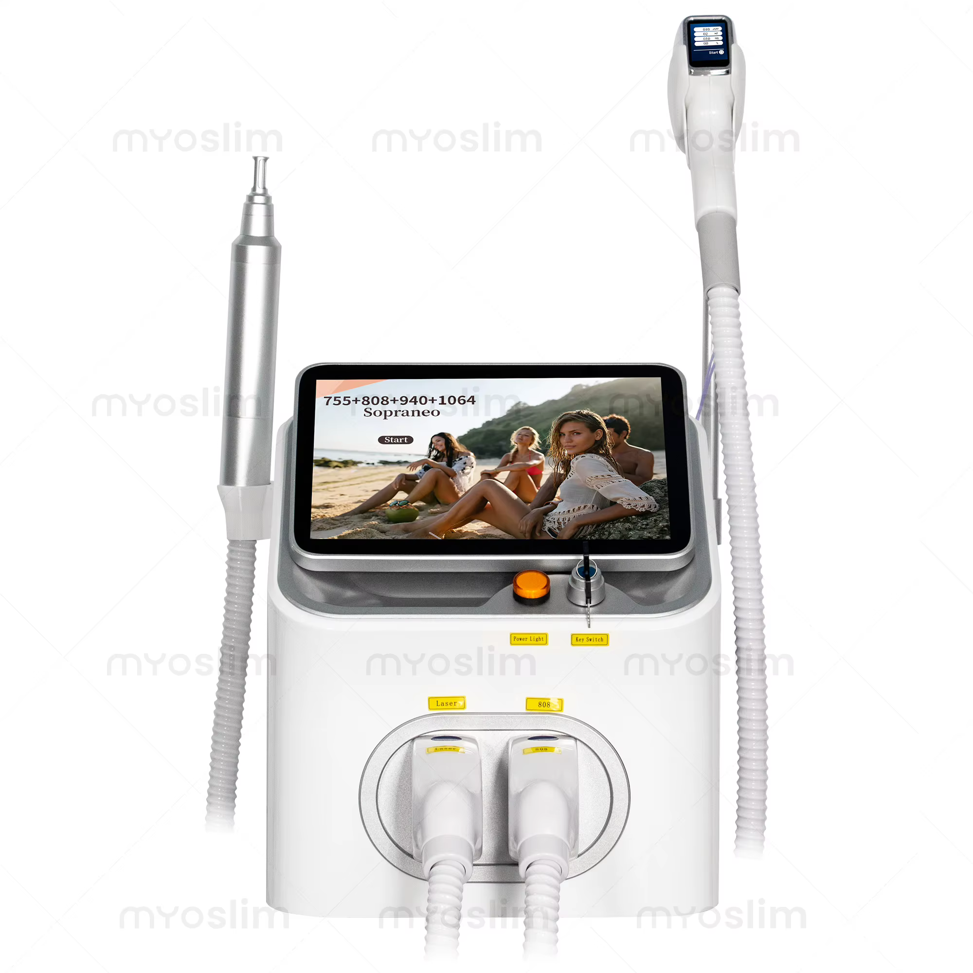 Appareil d'épilation et de détatouage professionnel Picotech 2 en 1 à diode soprano
