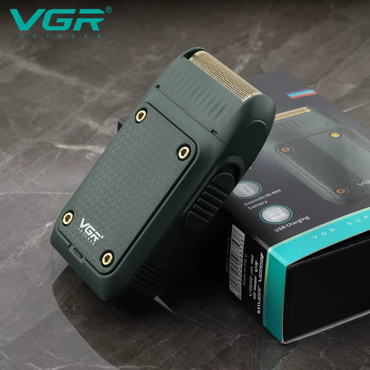 VGR tondeuse tondeuse à barbe pour hommes rasoir electrique homme rasoir rasoir homme Rasoir électrique Professionnel Rasoir Portable Machine à raser Mini Tondeuse à barbe Le rasoir Réciproque Rasoir 