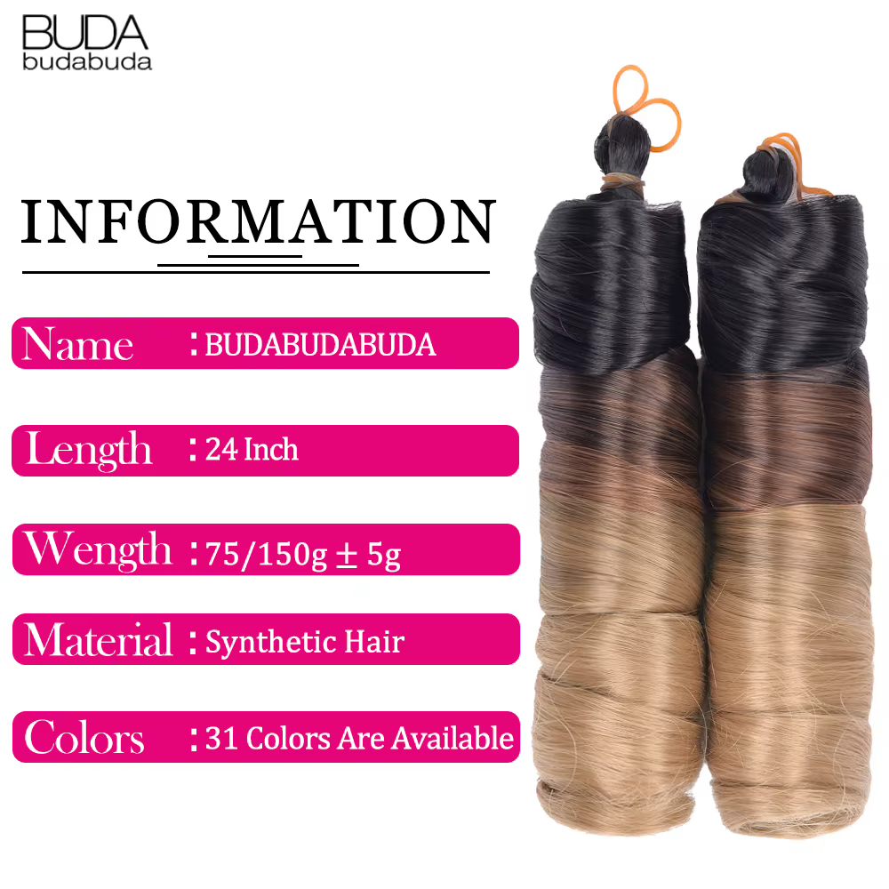 Extensions de cheveux tressés à boucles françaises, cheveux synthétiques, tresses à boucles en spirale, haute température, cheveux pré-étirés ombrés, adt Wave