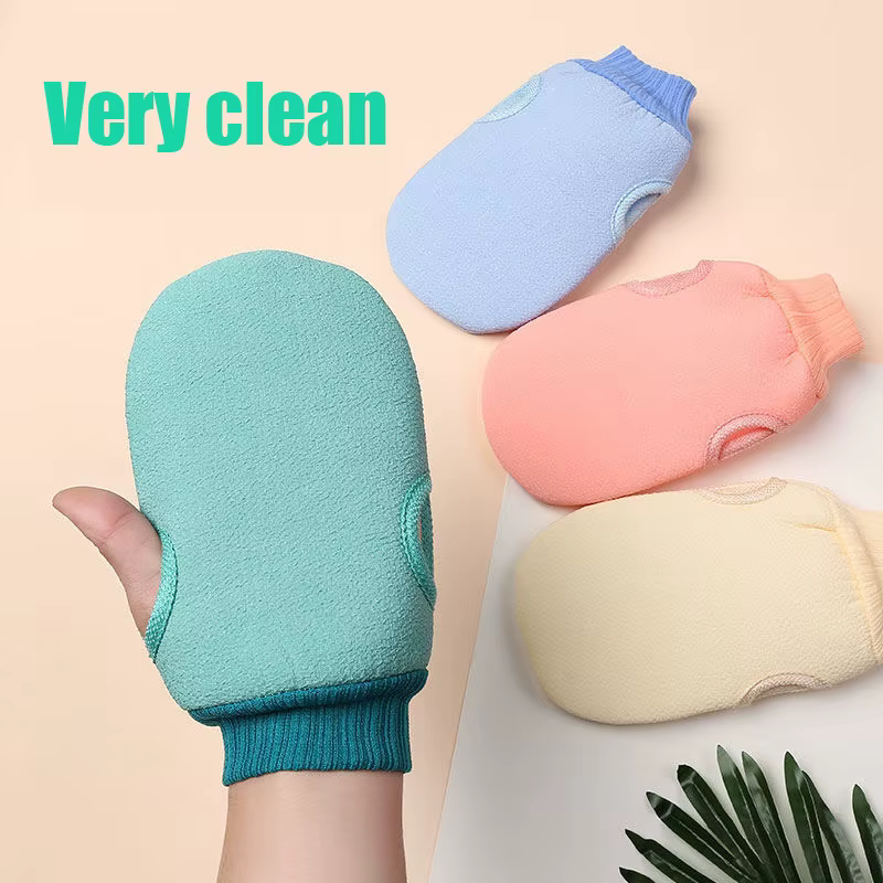 Gant exfoliant-gant exfoliant pour peau morte gants exfoliants de bain pour douche Spa Massage gommage corporel