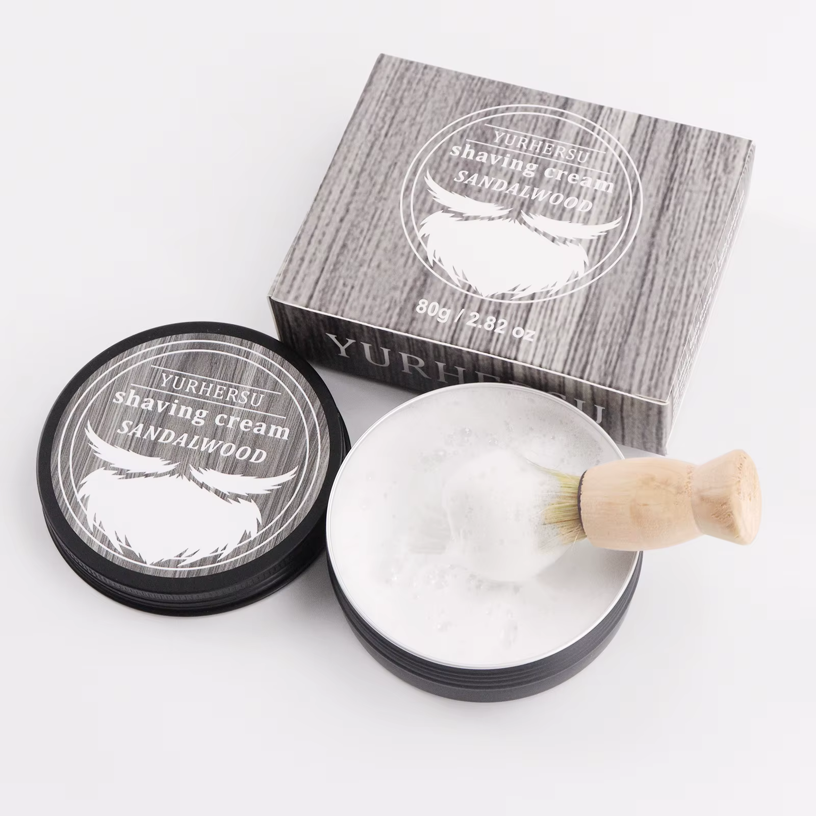 Savon à raser au bois de santal 80g