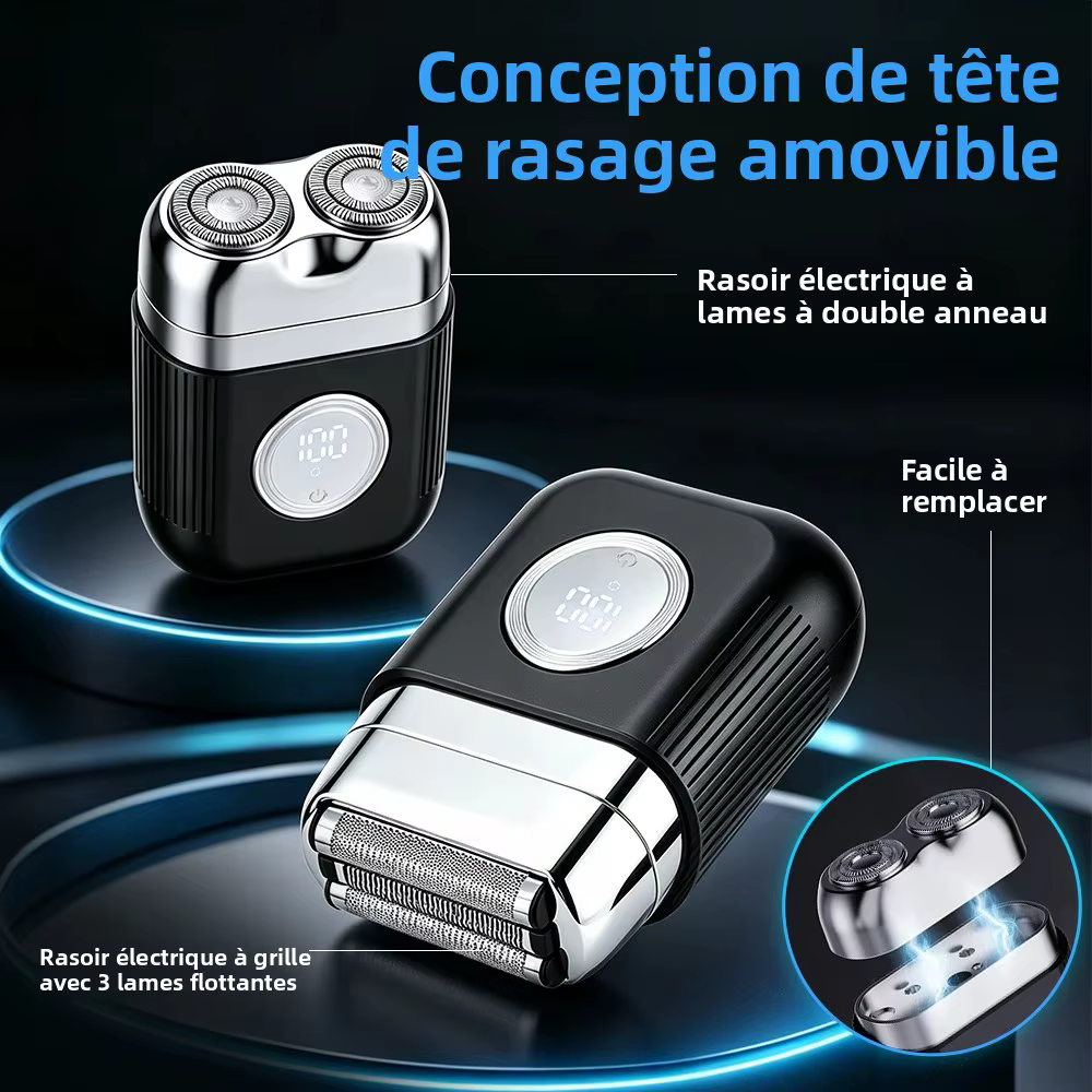 Rasoir électrique portable pour homme