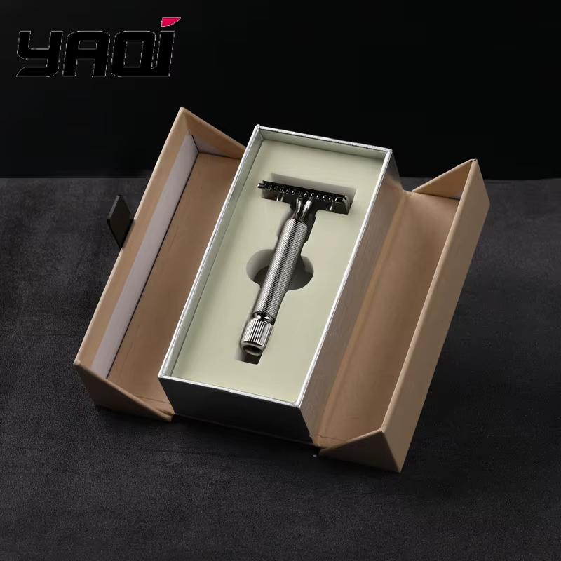 Yaqi BAENZIGER rasoir de sécurité en acier inoxydable pour hommes femmes