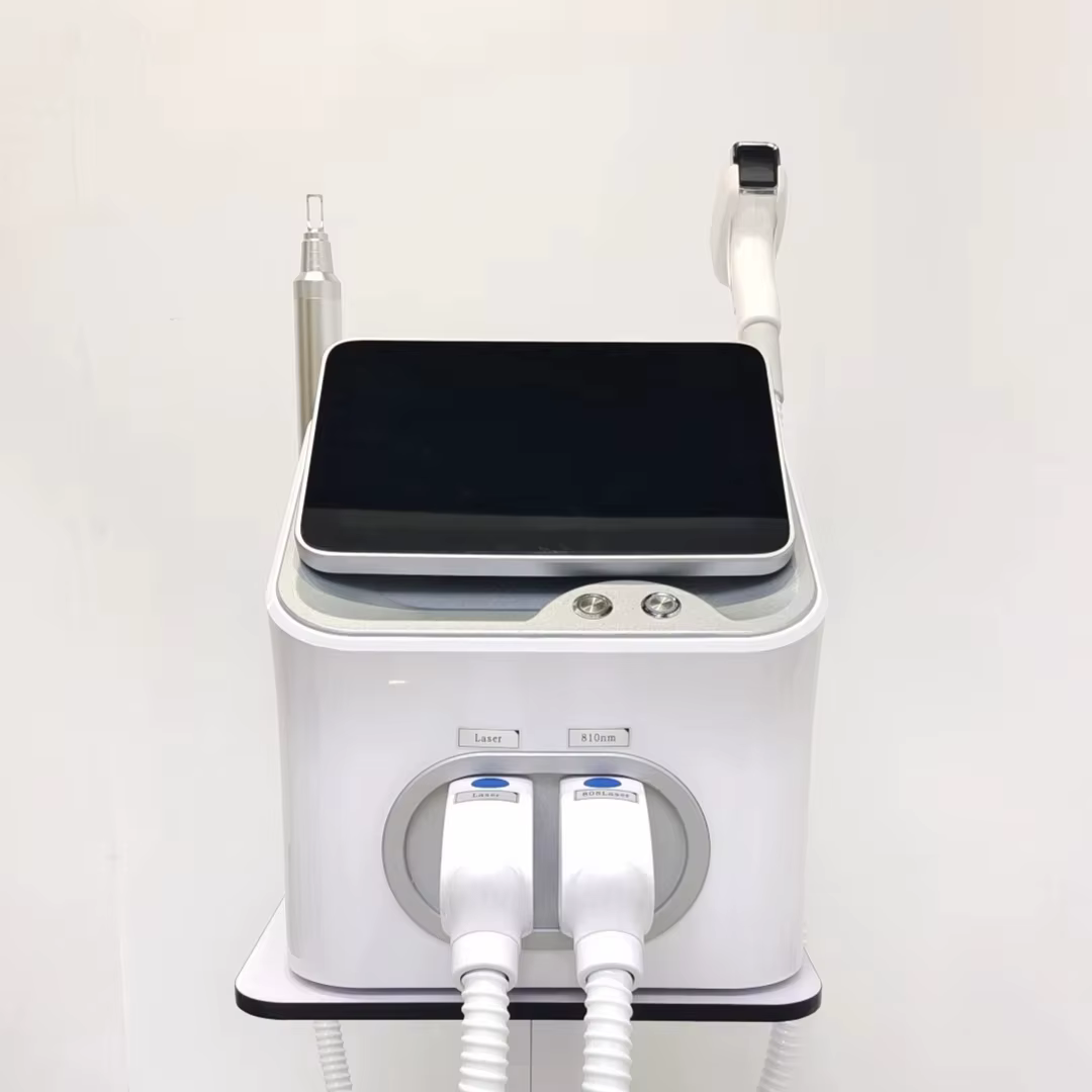 Machine professionnelle d'épilation au laser à glace de titane