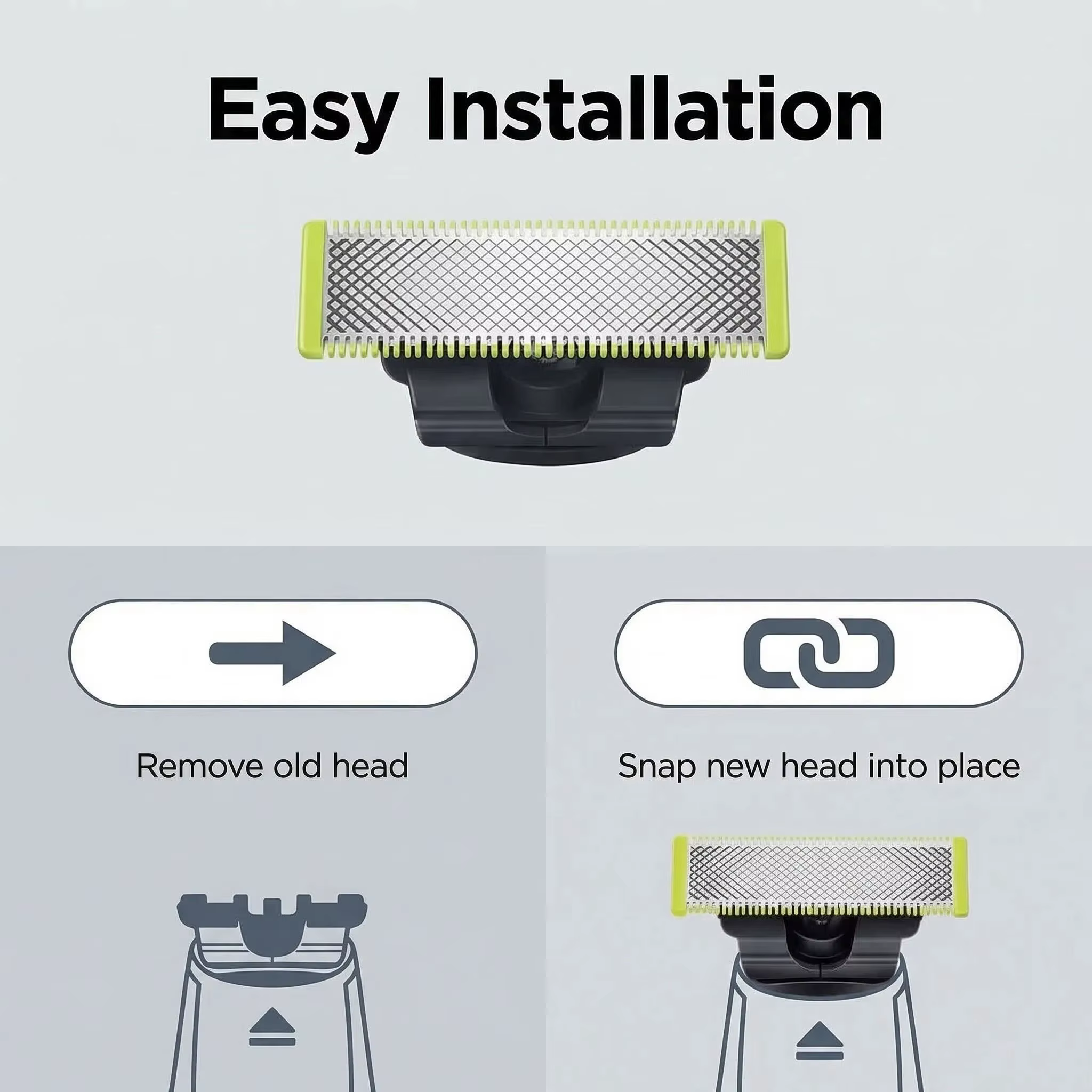 Compatible avec les modèles de rasoirs Philips QP2520