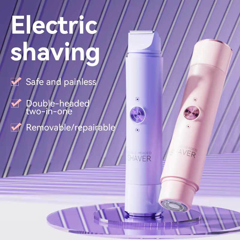Épilateur électrique Double tête pour femmes