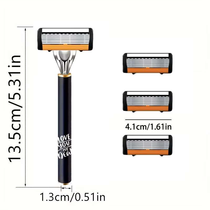 Rasoir manuel à 6 lames