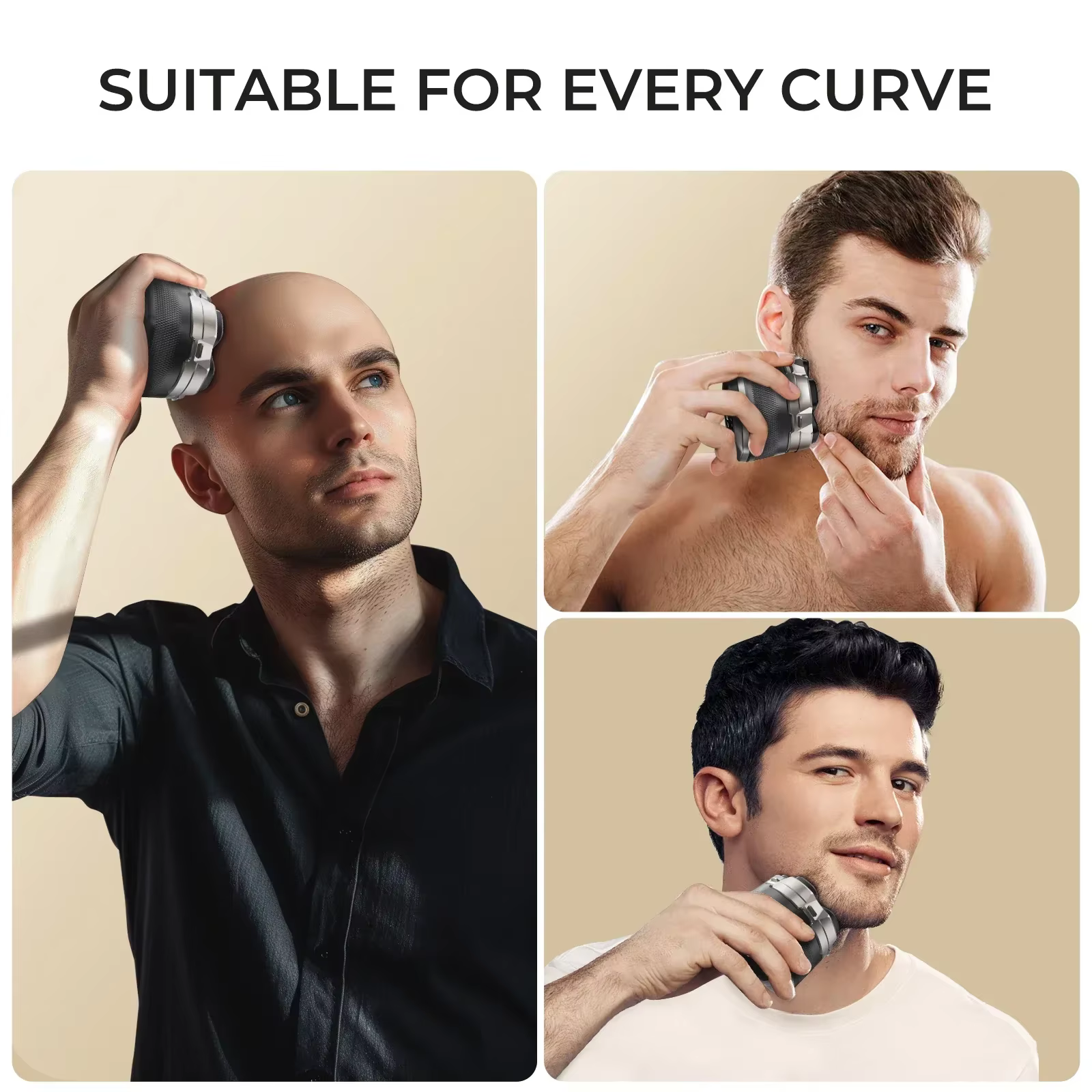 Sweker tête rasoir pour hommes chauve