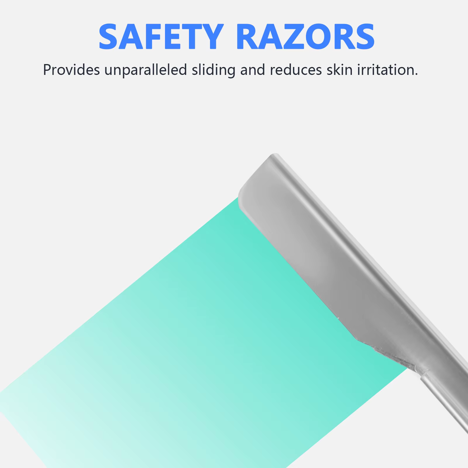 Rasoir manuel pliable droit pour barbe