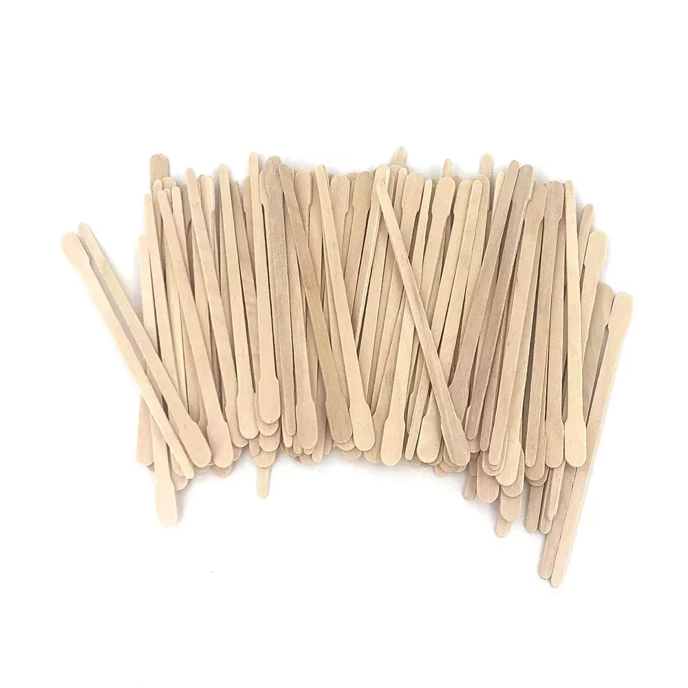 Bâtons d'épilation du corps en bois pour femme