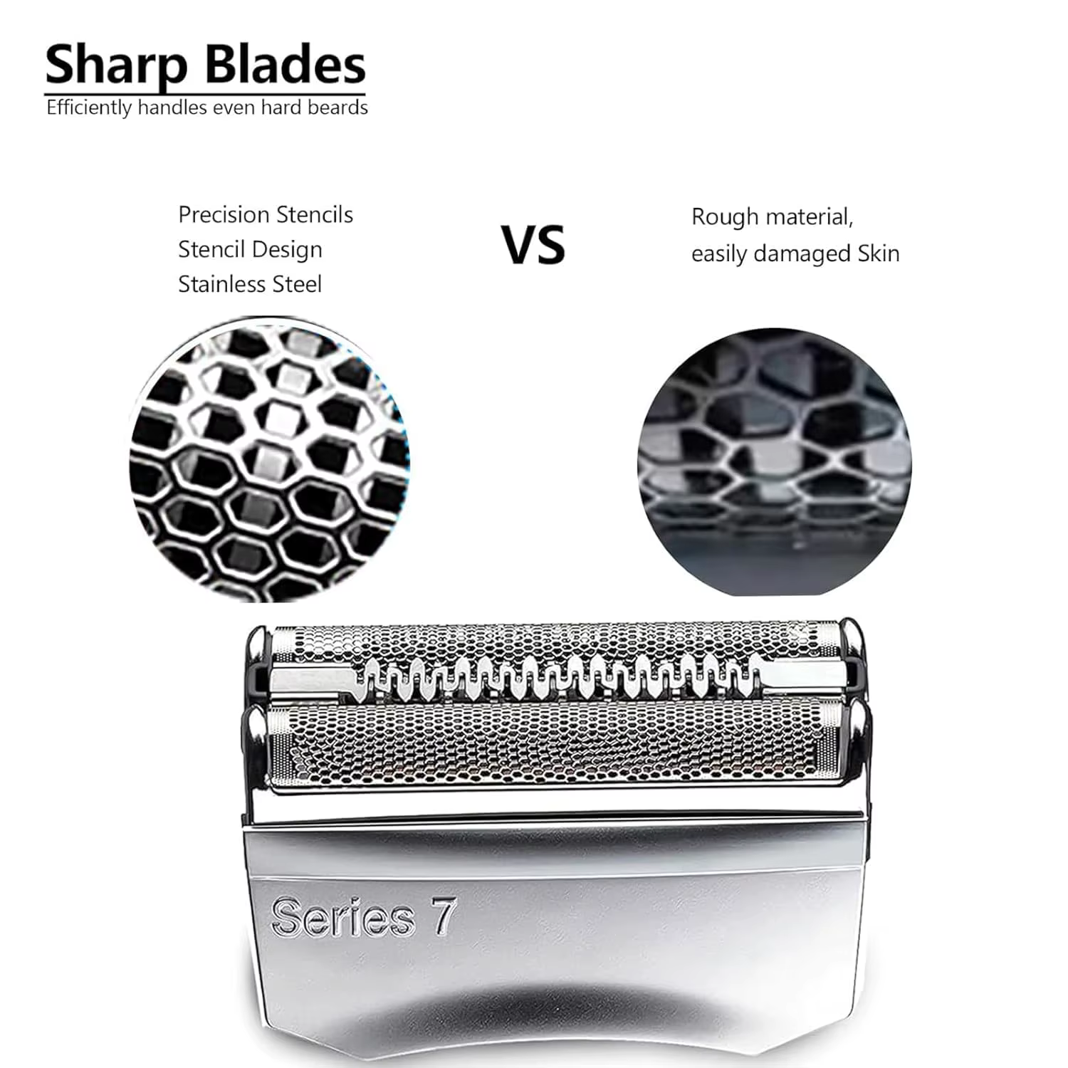 Tête de lame de rechange 70S pour rasoir électrique 7 Shaver 790cc 760cc 750cc 720 799 797 720 730 765CC etc.