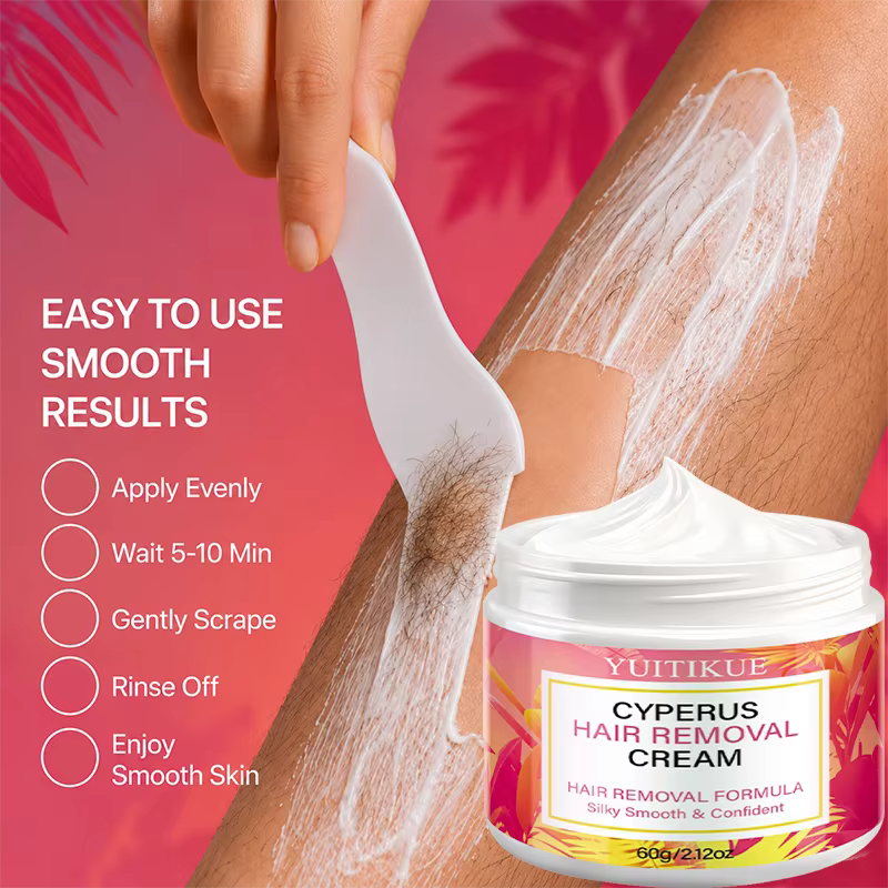 Crème dépilatoire naturelle au Cyperus 60g