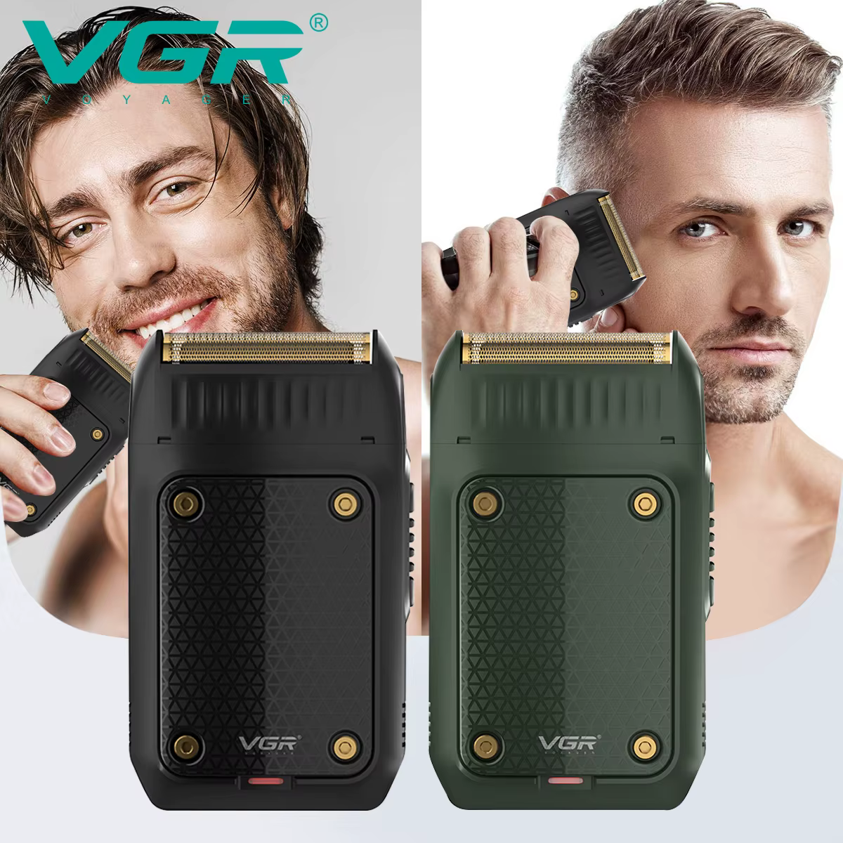 Vgaz353-Rasoir à barbe électrique professionnel pour hommes